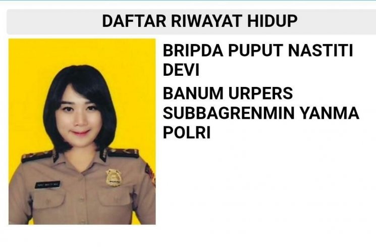 Bripda Puput Nastiti Devi. (Twitter)