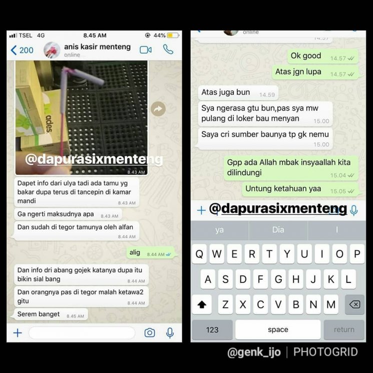 Ditemukan dupa di restoran Ashanty. (Instagram/@genk_ijo)
