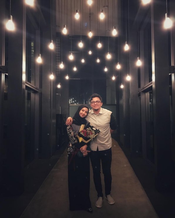 Laudya Cynthia Bella dan Engku Emran. (Instagram/@laudyacynthiabella)