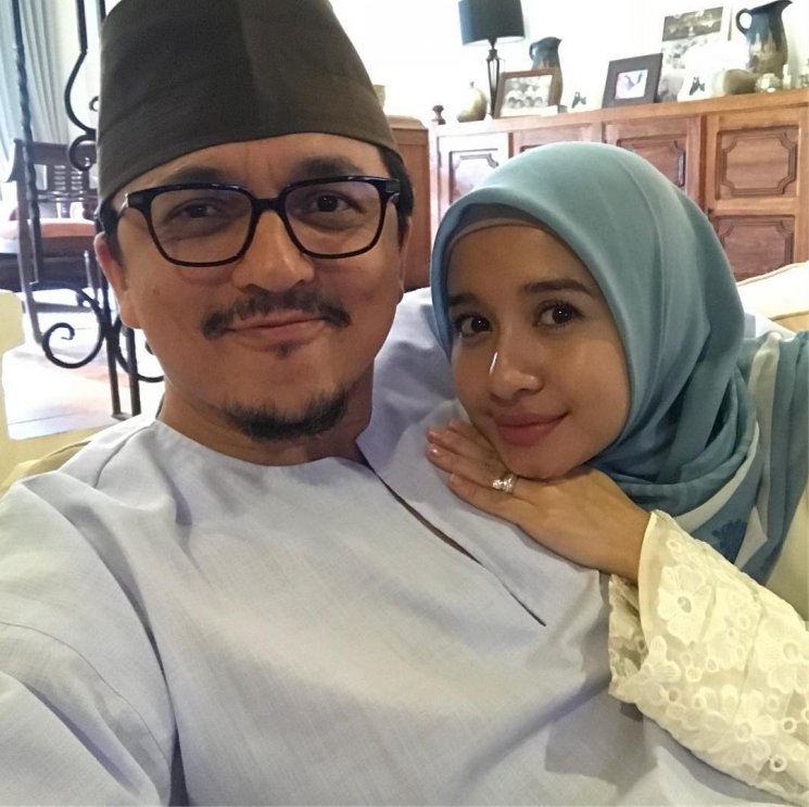 Laudya Cynthia Bella dan Engku Emran. (Instagram/@iamkumbre)