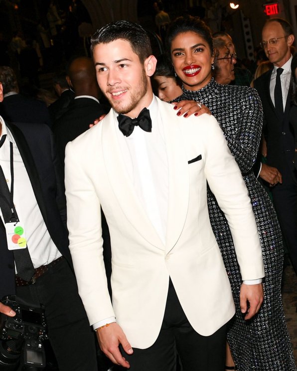 Priyanka Chopra dan Nick Jonas di ultah Ralph Lauren ke 50 (Instagram/@priyankachopra)