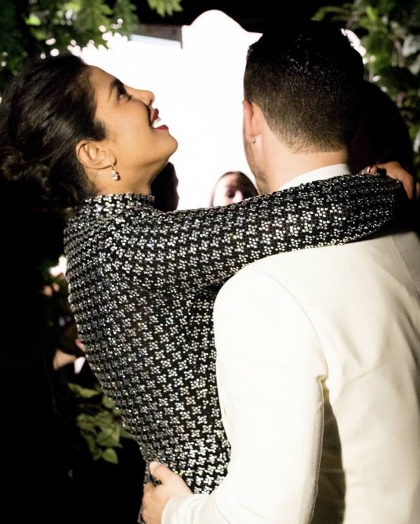 Priyanka Chopra dan Nick Jonas di ultah Ralph Lauren ke 50 (Instagram/@priyankachopra)