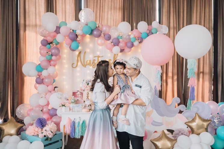 Perayaan ulang tahun Nastusha Olivia Alinskie. (Instagram/@go.plus)