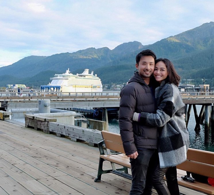 Bulan Madu Whulandary Herman dan Nik Ibrahim (Instagram/@whulandary)