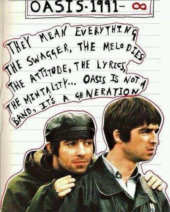 Liam Gallagher dan Noel Gallagher. (Instagram/@oasis)