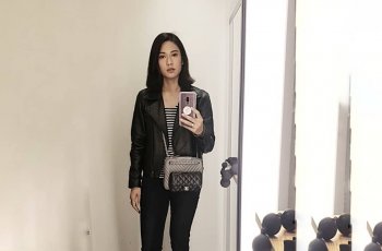 7 Style Artis Pakai Jaket Kulit Buat Referensi Kamu
