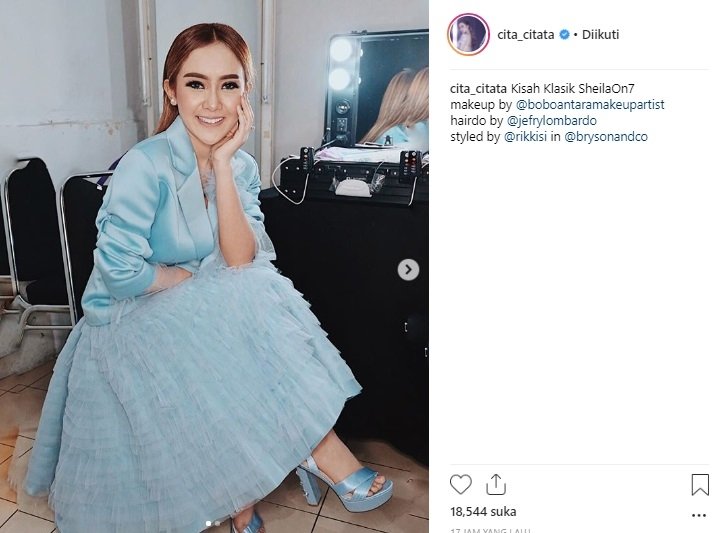 Cita Citata duet dengan Sheila On 7. (Instagram/@cita_citata)