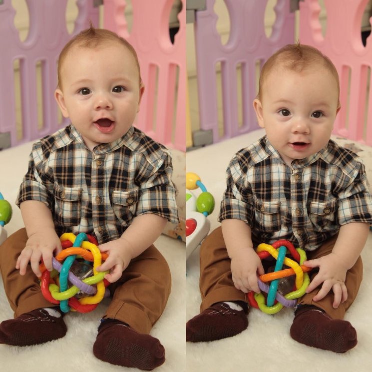 Lucio Otthild William. (Instagram/@celine_evangelista)