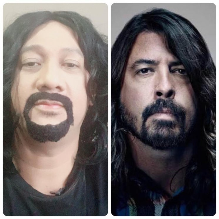 Andre Taulany parodikan gaya sederet seleb terkenal. (Instagram/@andreastaulany)