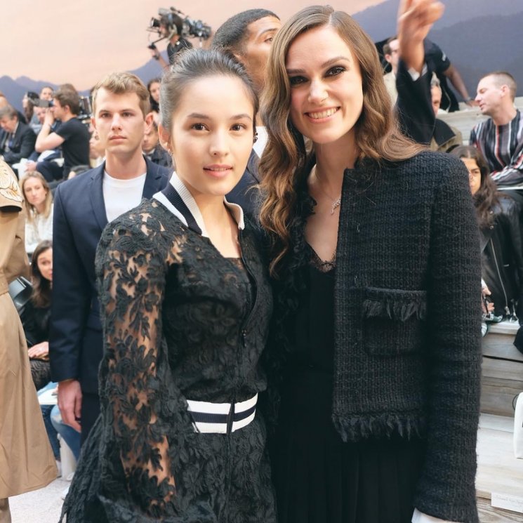 Chelsea Islan dan Keira Knightley. (Instagram/@chelseaislan)