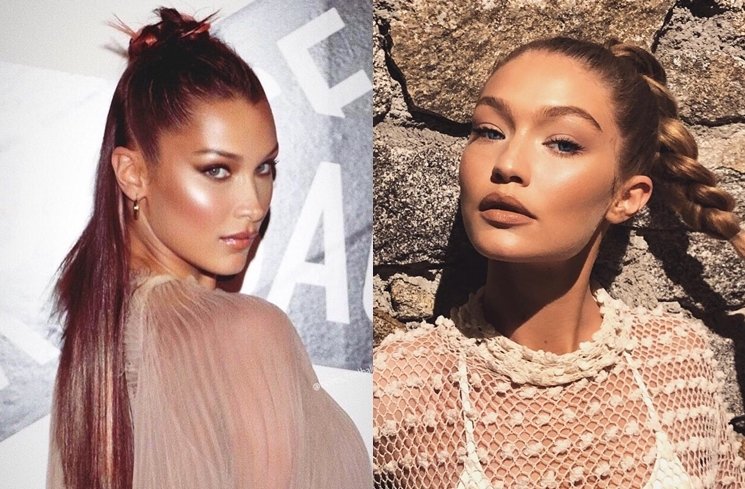 Bella Hadid dan Gigi Hadid. (Kolase Instagram)