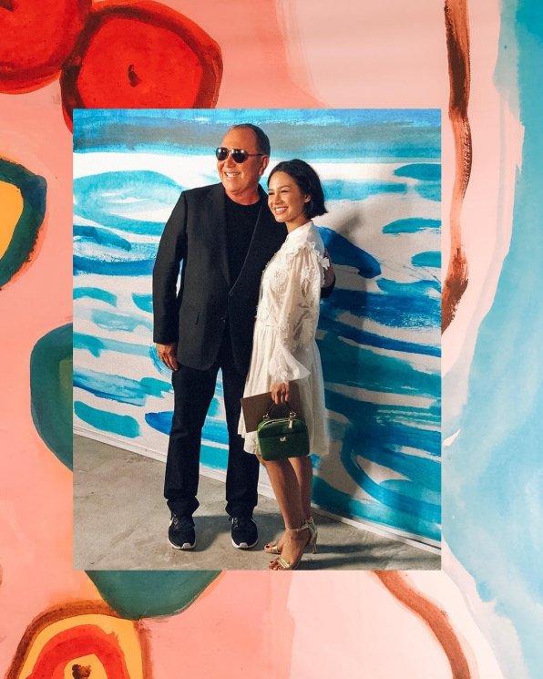 Andien Aisyah dan Michael Kors. (Instagram/@andienaisyah)