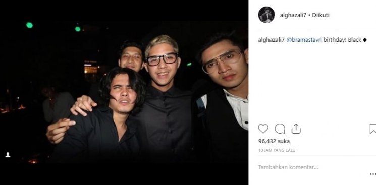 Postingan Al Ghazali. (Instagram/@alghazali7)
