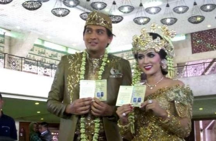 Lucky Hakim dan Tiara Dewi. (Suara.com)