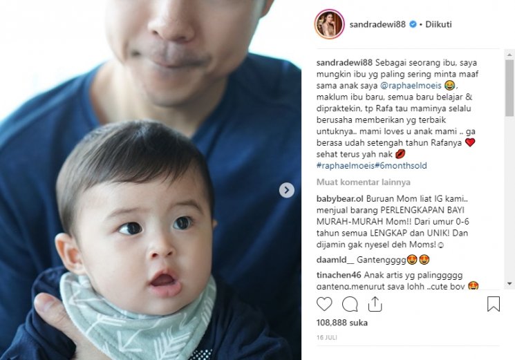Sandra Dewi (Instagram/@sandradewi88)