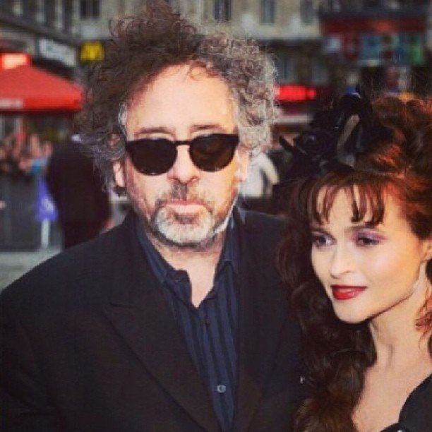 Helena Bonham Carter dan Tim Burton (Instagram/@depp_carter_burton)