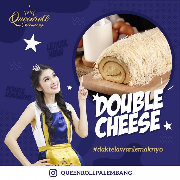 Kue Kekinian  (Instagram/@queenrollpalembang)