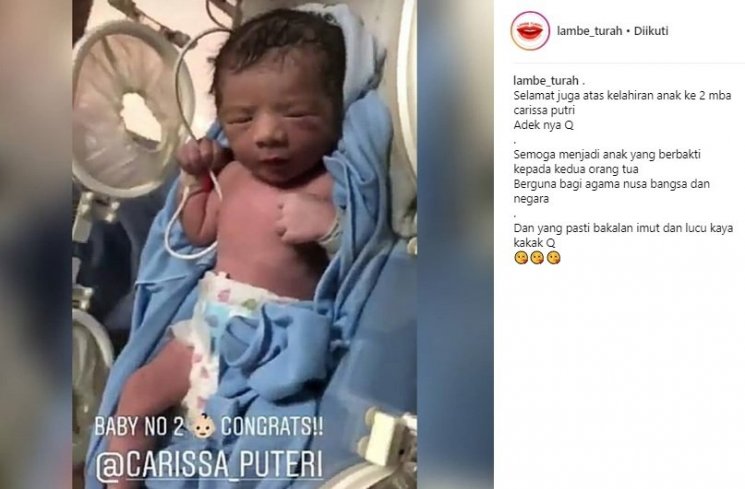 Postingan Lamber Turah. (Instagram/@lambe_turah)