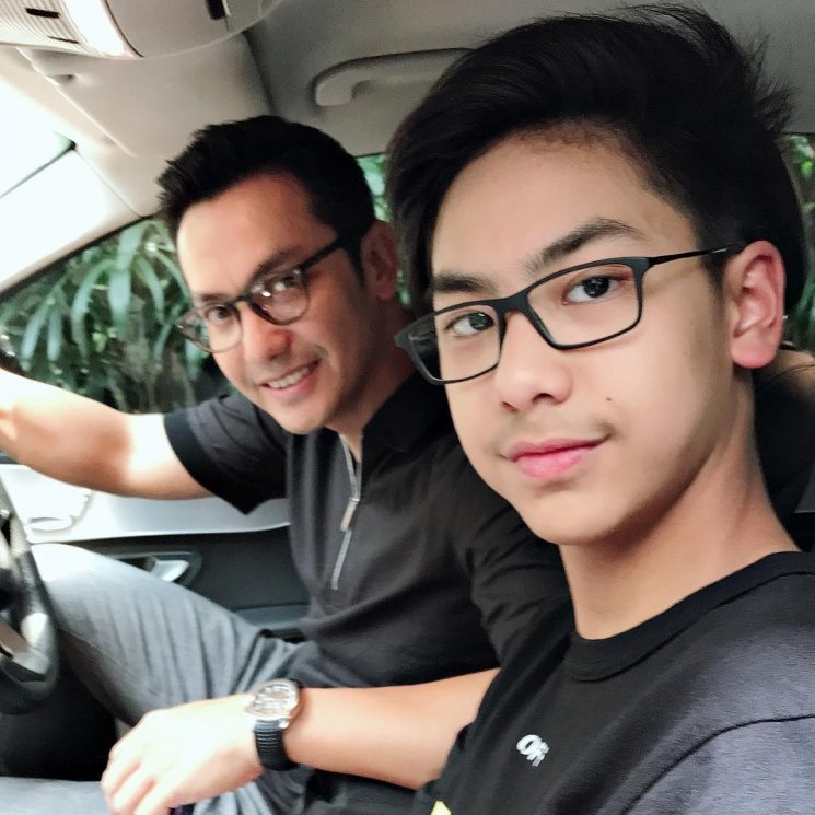 Gunawan dan Aghna Khayru Akyela Hardikusumo (Instagram/@gunawan_sudrajat_real)