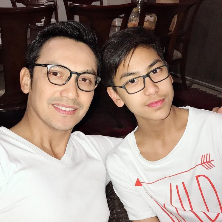Gunawan dan Aghna Khayru Akyela Hardikusumo (Instagram/@gunawan_sudrajat_real)