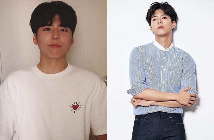 Kim Min Seo mirip Park Bo Gum. (Kolase Instagram/@kms02.02/@parkbogumactor)