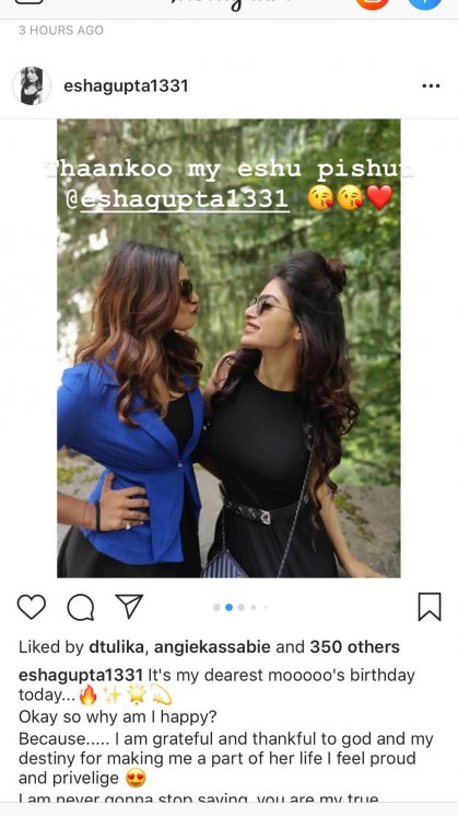 Mouni Roy ultah (Instagram/@imouniroy)