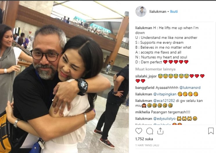 Lukman sardi dan Lia Lukman (Instagram/@lialukman)