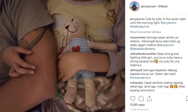 Jerry Aurum dan Shakira Aurum. (Instagram/@jerryaurum)