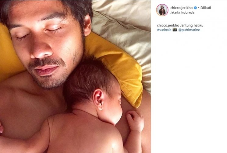 Chicco Jerikho dan Surinala Caroline Jarumilind. (Instagram/@chicco.jerikho)