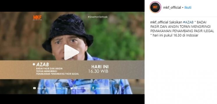 Judul sinetron viral. (Instagram/@mkf_official)