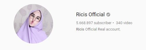 Kanal YouTube Ria Ricis