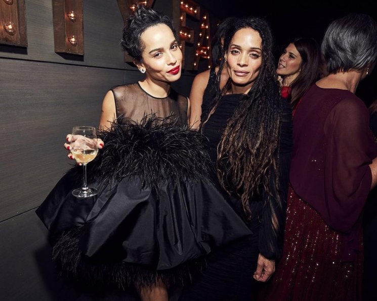Zoe Kravitz dan Lisa Bonet. (Instagram/@zoeisabellakravitz)
