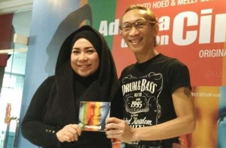 Melly Goeslaw dan Anto Hoed (Suara.com/Nanda)
