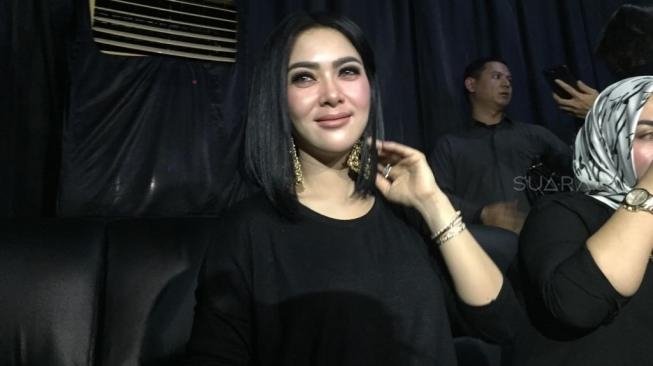Syahrini. (Suara.com/Sumarni)