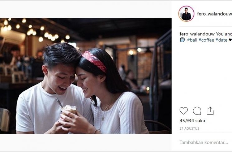 Fero Walandouw dan Susan Sameh. (Instagram/@fero_walandouw)