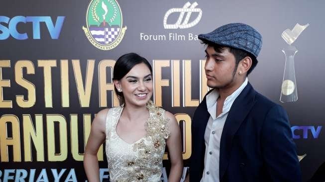 Irish Bella dan Giorgino Abraham. (Suara.com/Ismail)