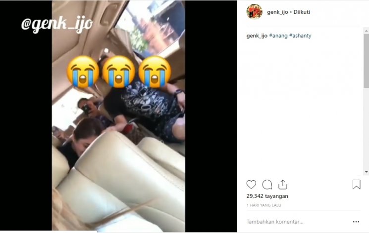 Anang Hermansyah ribut sama Ashanty. (Instagram/@genk_ijo)