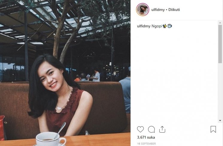 Ulfi Damayanti. (Instagram/@ulfidmy)
