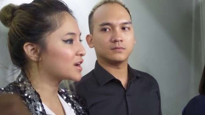 Marshanda dan Egi John (Suara.com/Ismail)