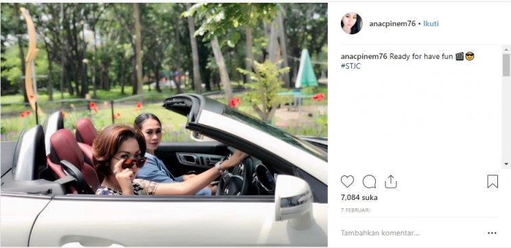 Ana Pinem di kehidupan nyata. (Instagram/@anacpinem76)