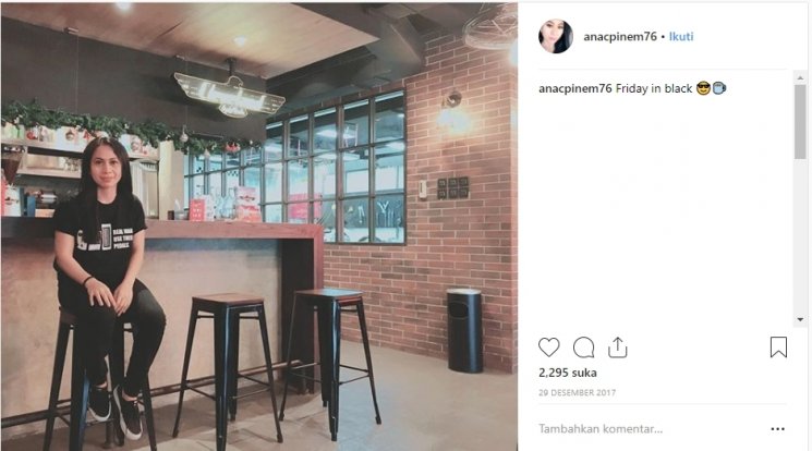 Ana Pinem di kehidupan nyata. (Instagram/@anacpinem76)