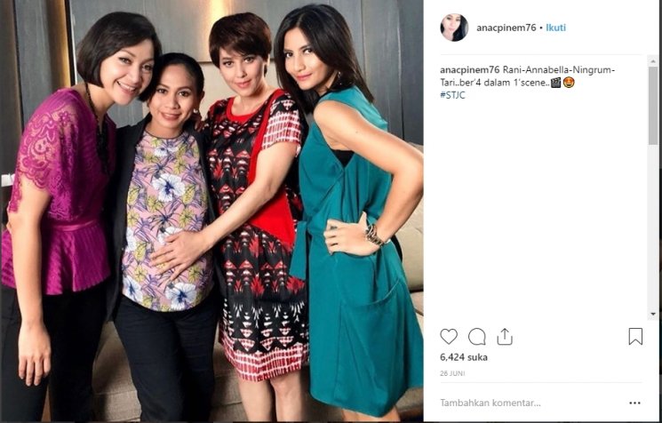Ana Pinem di kehidupan nyata. (Instagram/@anacpinem76)