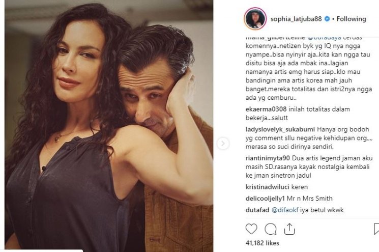Sophia Latjuba dan Jeremy Thomas. (Instagram/@sophia_latjuba88)