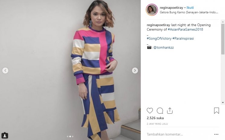Gaya Regina Poetiray. (Instagram/@reginapoetiray)