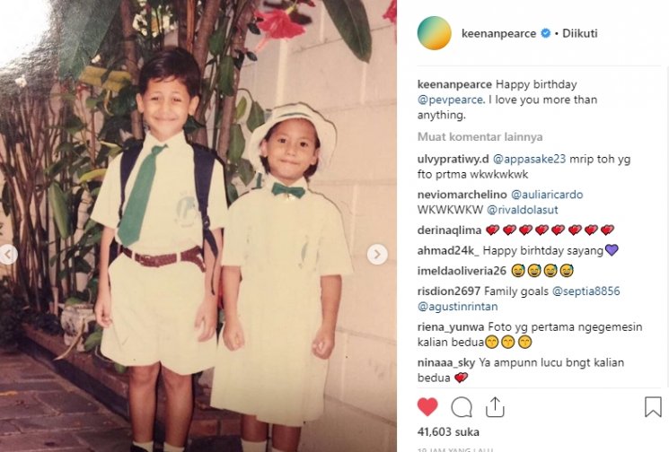Pevita Pearce dan Keenan Pearce (Instagram/@keenanpearce)