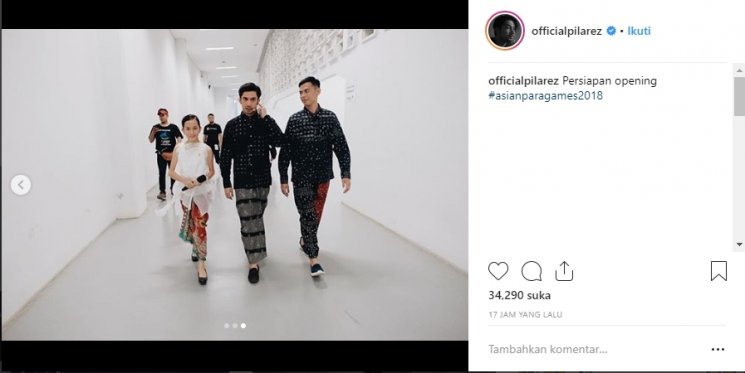 Gaya Reza Rahadian. (Instagram/@officialpilarez)