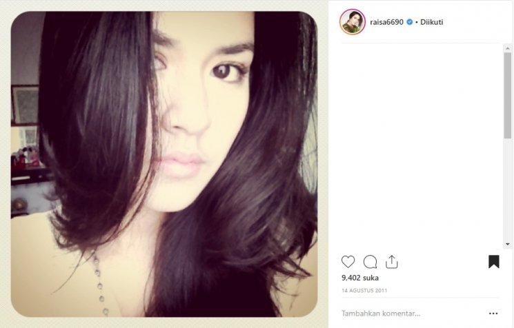 Raisa Andriana. (Instagram/@raisa6690)