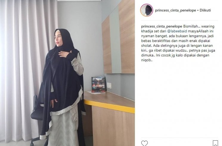 Cinta Penelope. (Instagram/@princess_cinta_penelope)