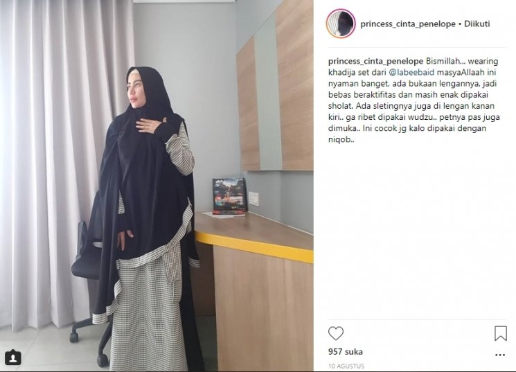 Cinta Penelope. (Instagram/@princess_cinta_penelope)