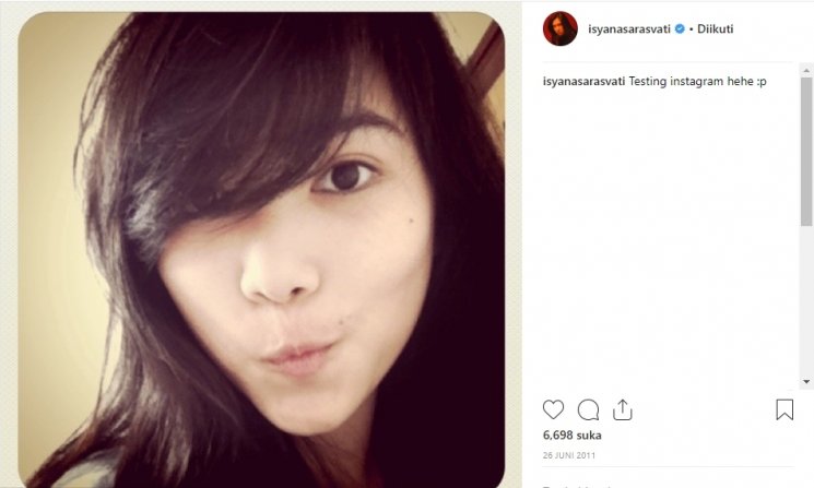 Isyana Sarasvati. (Instagram/@isyanasarasvati)